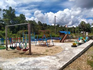 Area bermain di TK Negeri Pertiwi Barma Baru usai revitalisasi